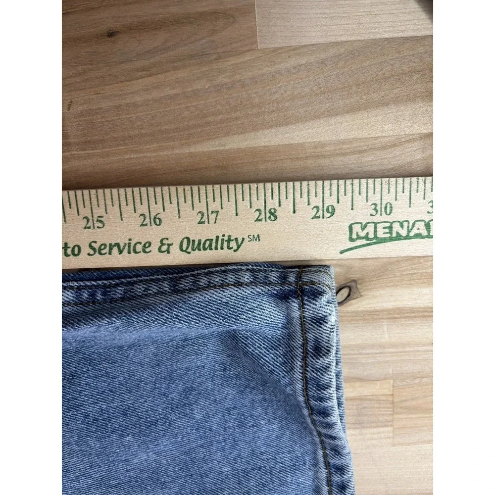 Levi's Men 38x30 Relaxed Fit 550 Straight Jeans Blue Denim 100% Cotton